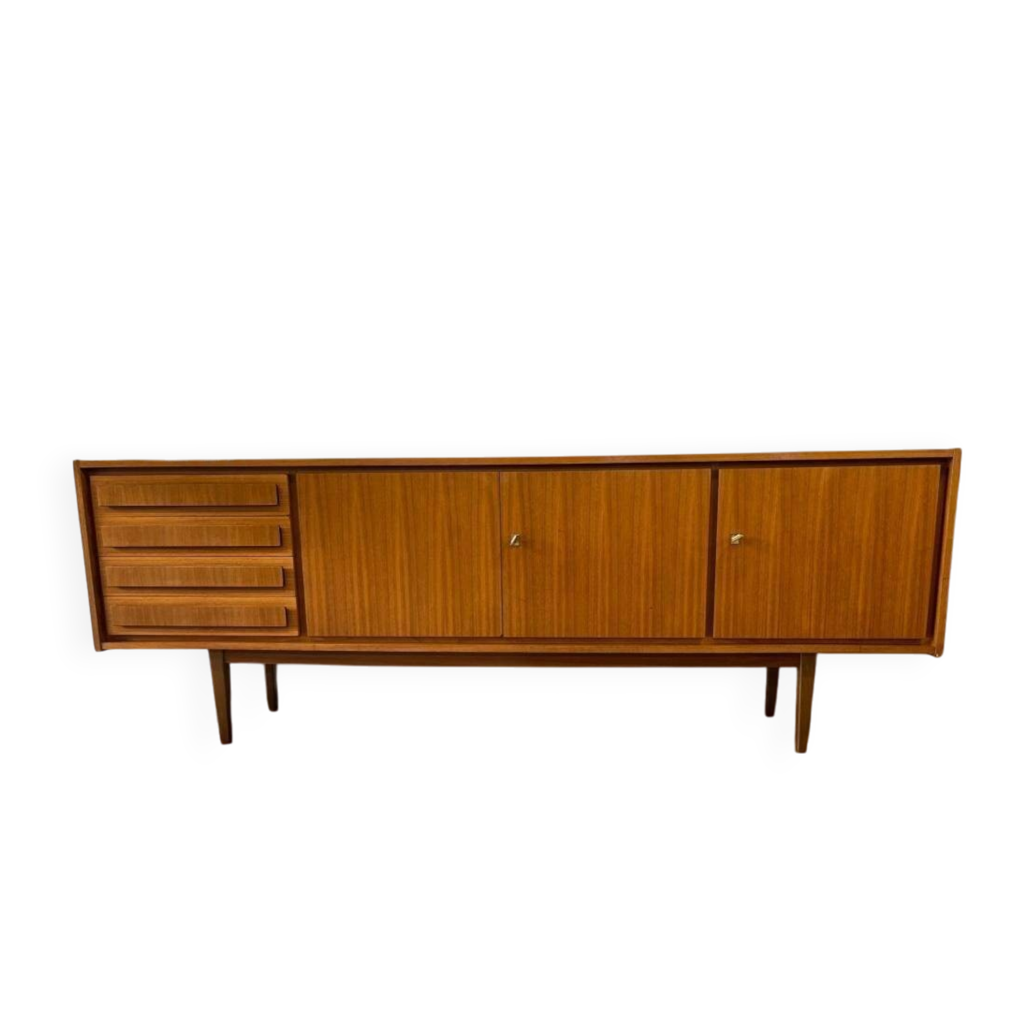 XL vintage wooden sideboard / buffet / chest of drawers