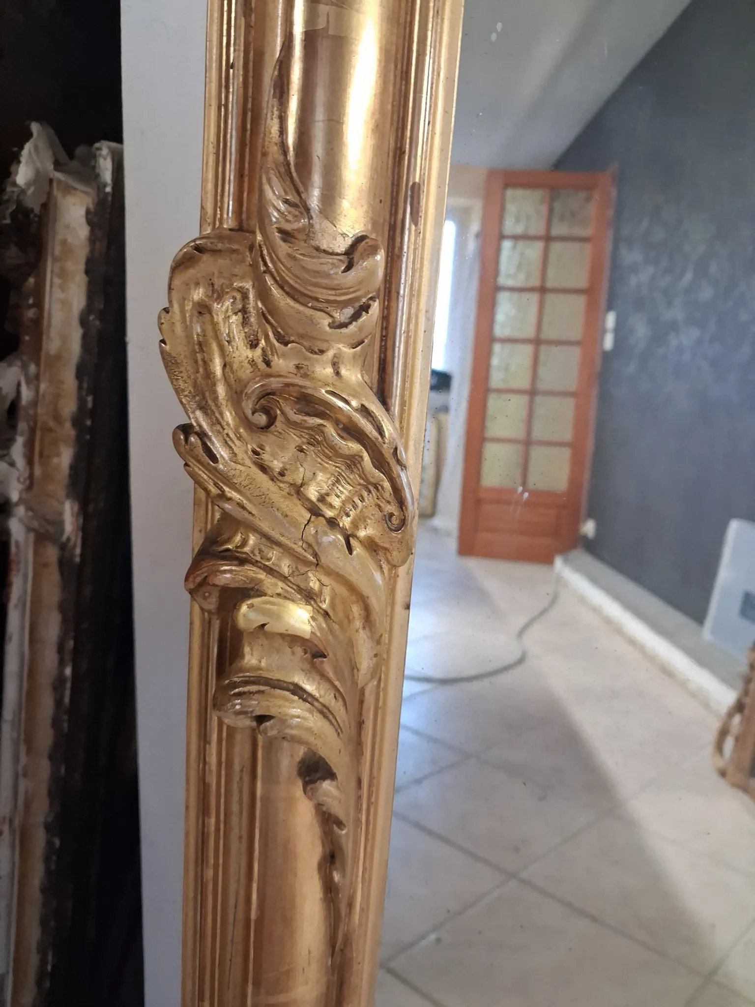 Mirror from the 19th century, 170 x 94.