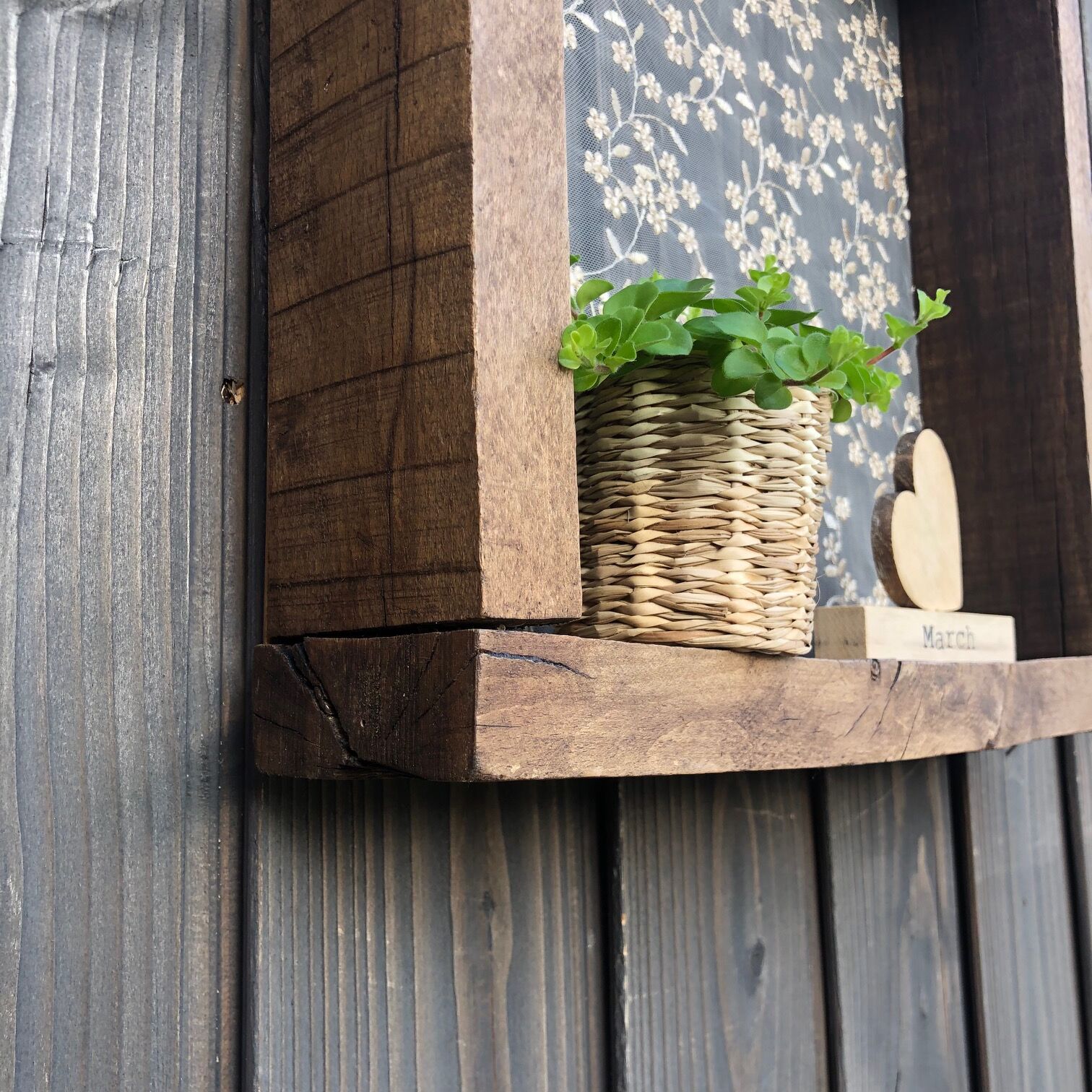 Ancient wooden sieve "lace"