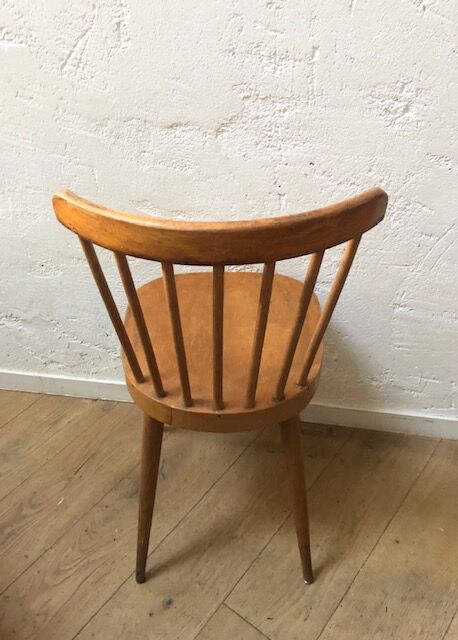 Vintage bistro chair feet compass
