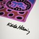 1990s Keith Haring Limited Edition Lithograph Numbered in Pencil.