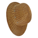 Chapeau, casque colonial, en rotin, osier, décoration murale, 1960 - 1970