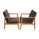 Beautiful Mid-Century armchairs, set of two, Denmark, 1970s