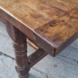 Large oak farmhouse table