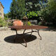 Handcrafted wrought iron coffee table