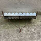 Vintage zinc wall shelf