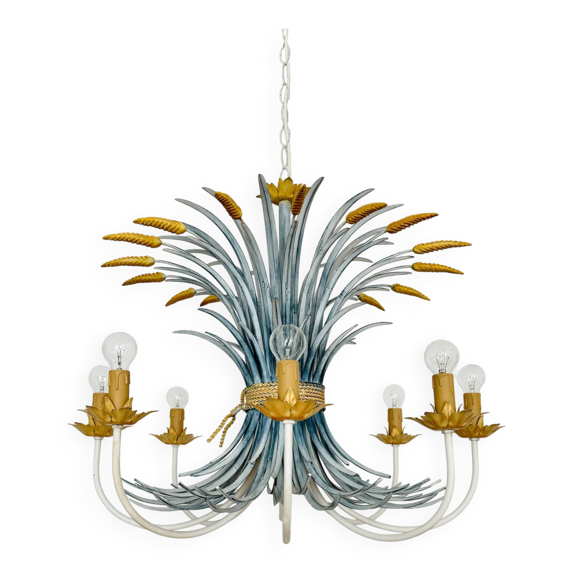Large Italian Hollywood Regency Chandelier by Hans Kögl