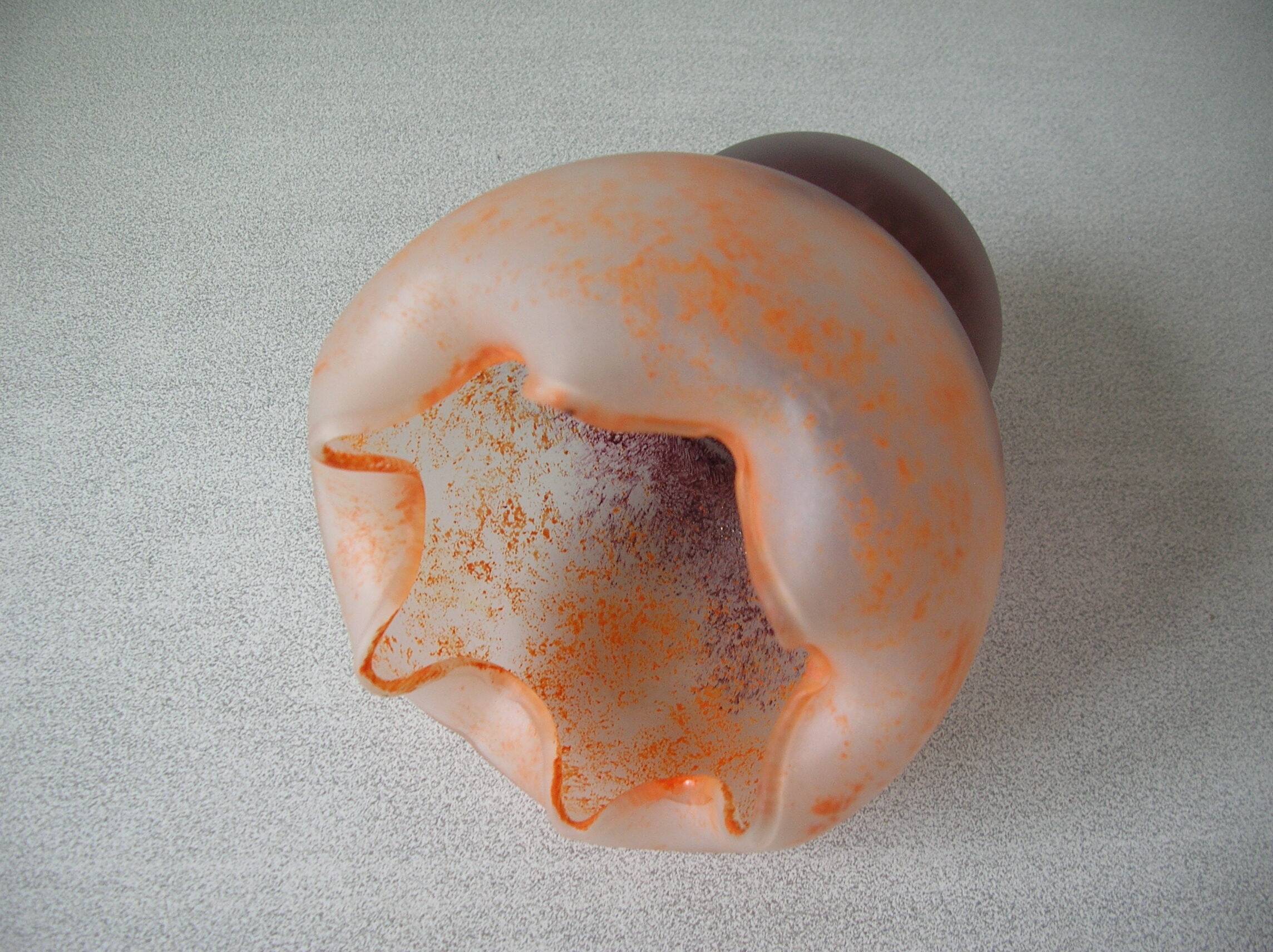 Old tulip lampshade glass globe 13 cm chandelier lamp light fixture