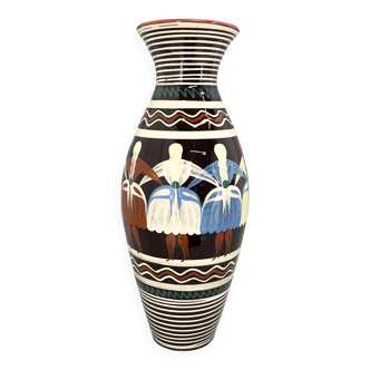 Mid-century ceramic vase, czechoslovakia, 1960's