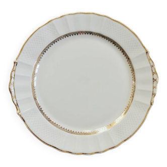 Plat à gâteaux vintage porcelaine de Limoges