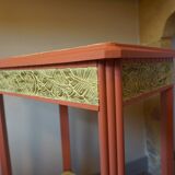 Art Deco painted wood side table - 1930s