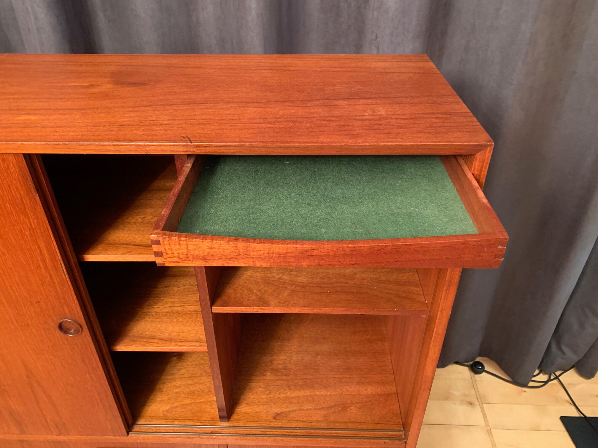 Teak sideboard, denmark, 1960s