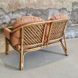 Italian wicker sofa
