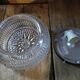 Ceiling lamp original globe molded glass tip star diamond