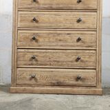 Oak chest of drawers five drawers