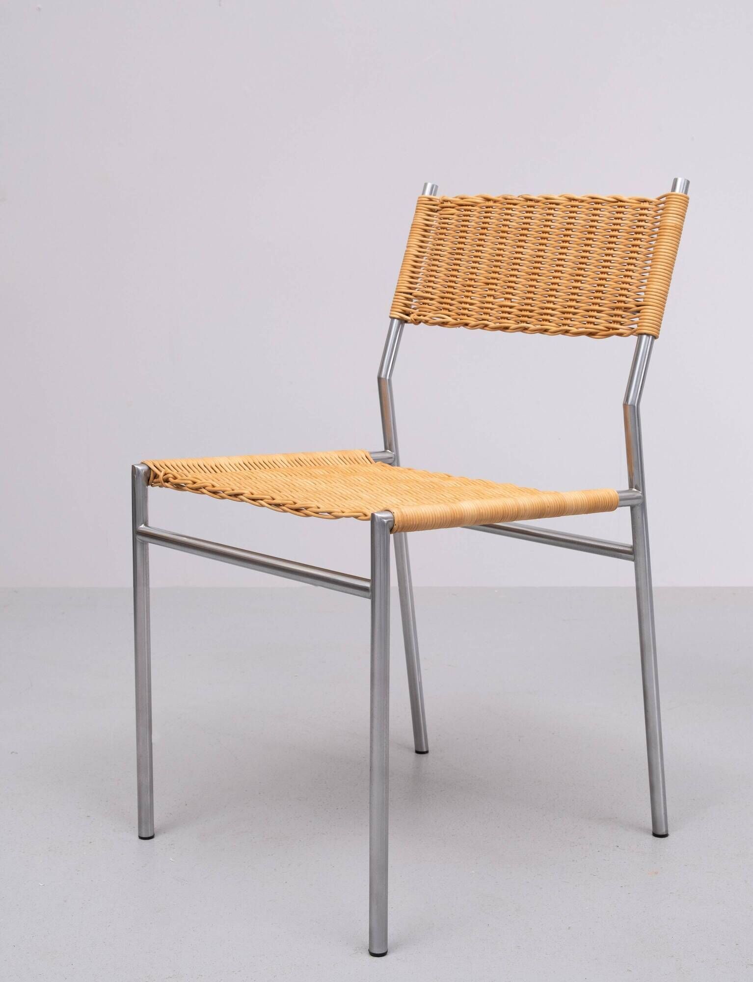 Martin Visser set of 6 Dining Chairs SE05 for 't Spectrum, 1960