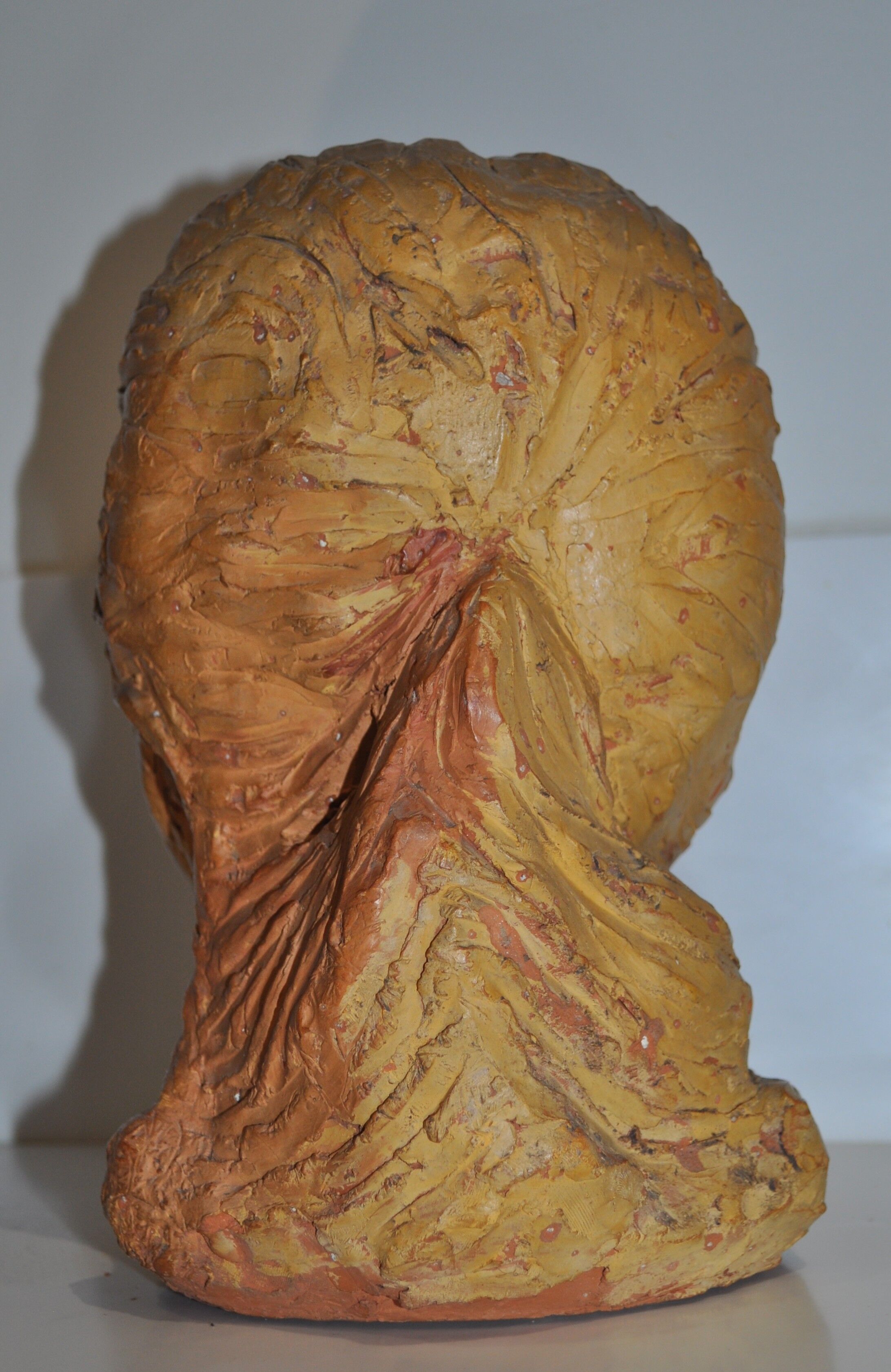 Original terracotta woman head