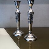Paire de bougeoirs, XXe siècle