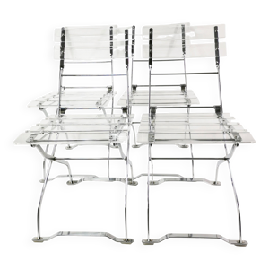 Ensemble de chaises pliantes - jardin