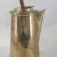 Christofle large chocolate pot marked with the shipping company Chargeurs Réunis.
