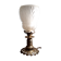 Lamp calice foot bronze and brass tulip mold and press 1900 a 20 not sign