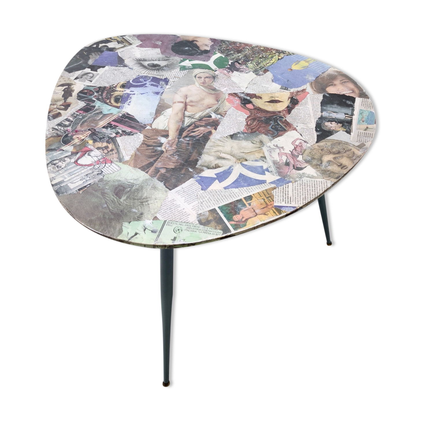 Triangular Wooden Coffee Table by Carmelo La Gaipa, Italy 2018