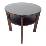 1940's Round Coffee Table, Czechoslovakia