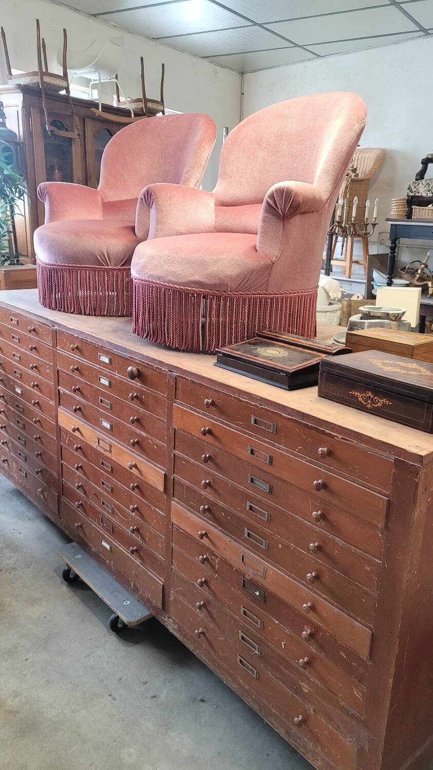 Meuble de Métier Magasin à 60 tiroirs - 1950s