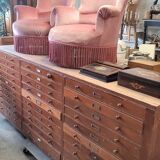 60-drawer shop cabinet - 1950s