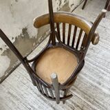 Set of 4 wooden bistro chairs