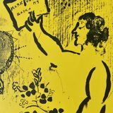 Marc Chagall - Tribute to Maiakovsky - 1963 - Original lithographic poster