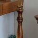 Lampadaire halogène Pied en bois