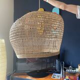 Wicker light fixture