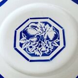 6 Luneville earthenware dinner plates