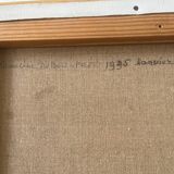 Still life and staircase, signed