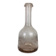 Biot purple bubbled glass bottle vase