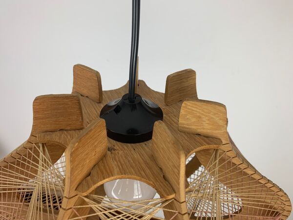 Suspension scandinave bois et fil