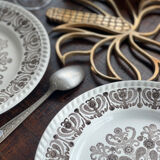 Set of 4 flat plates