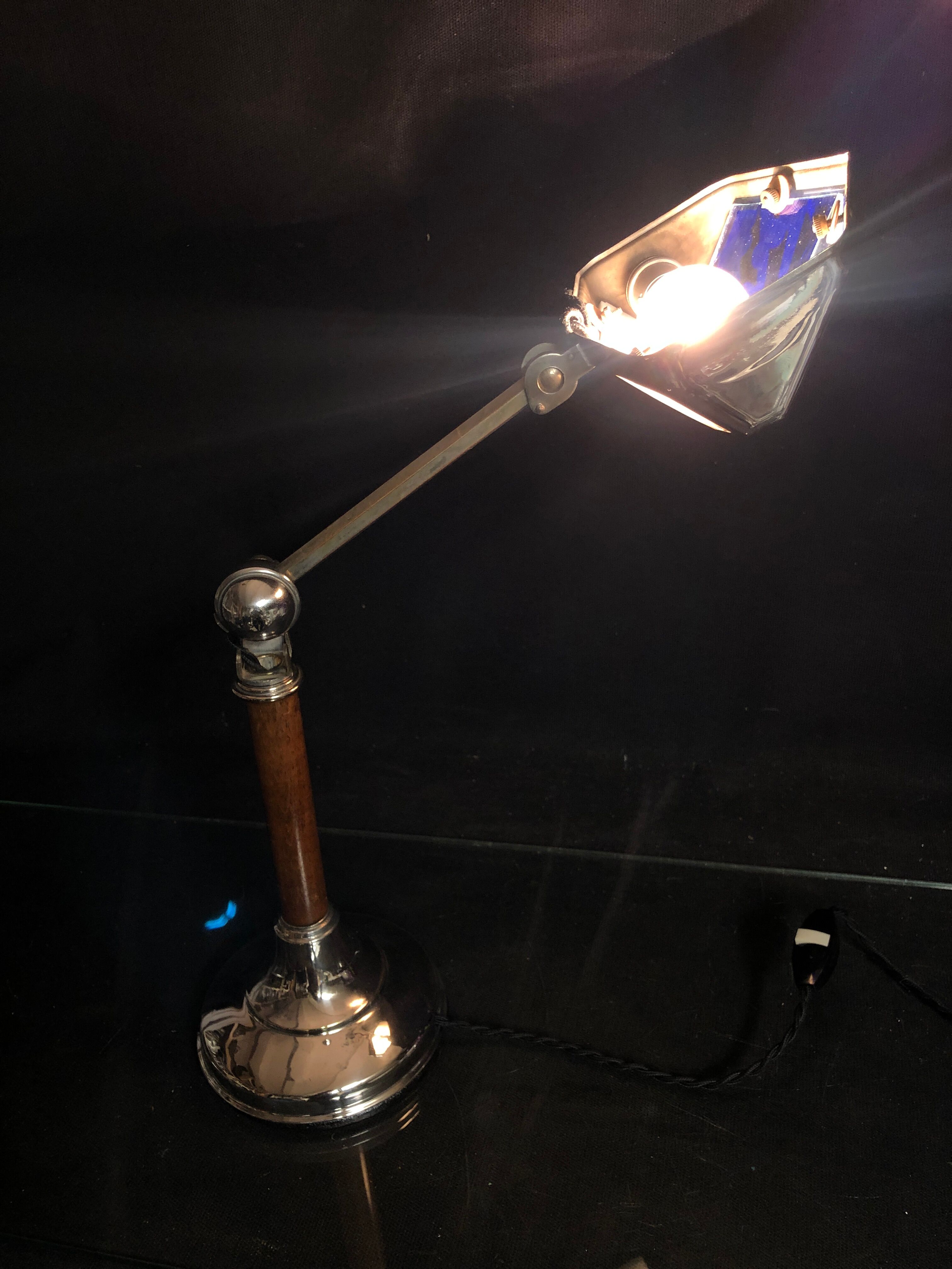 Lampe pirouett 54 cm art deco