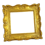 Montparnasse frame gilded carved wood foliage 22 cm x 21 cm