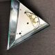 Pair of Postmodern Triangular Wall Sconces, 80s, Elite Holland