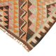 Turkish Handwoven Vintage Herki Kilim 90 cm x 344 cm