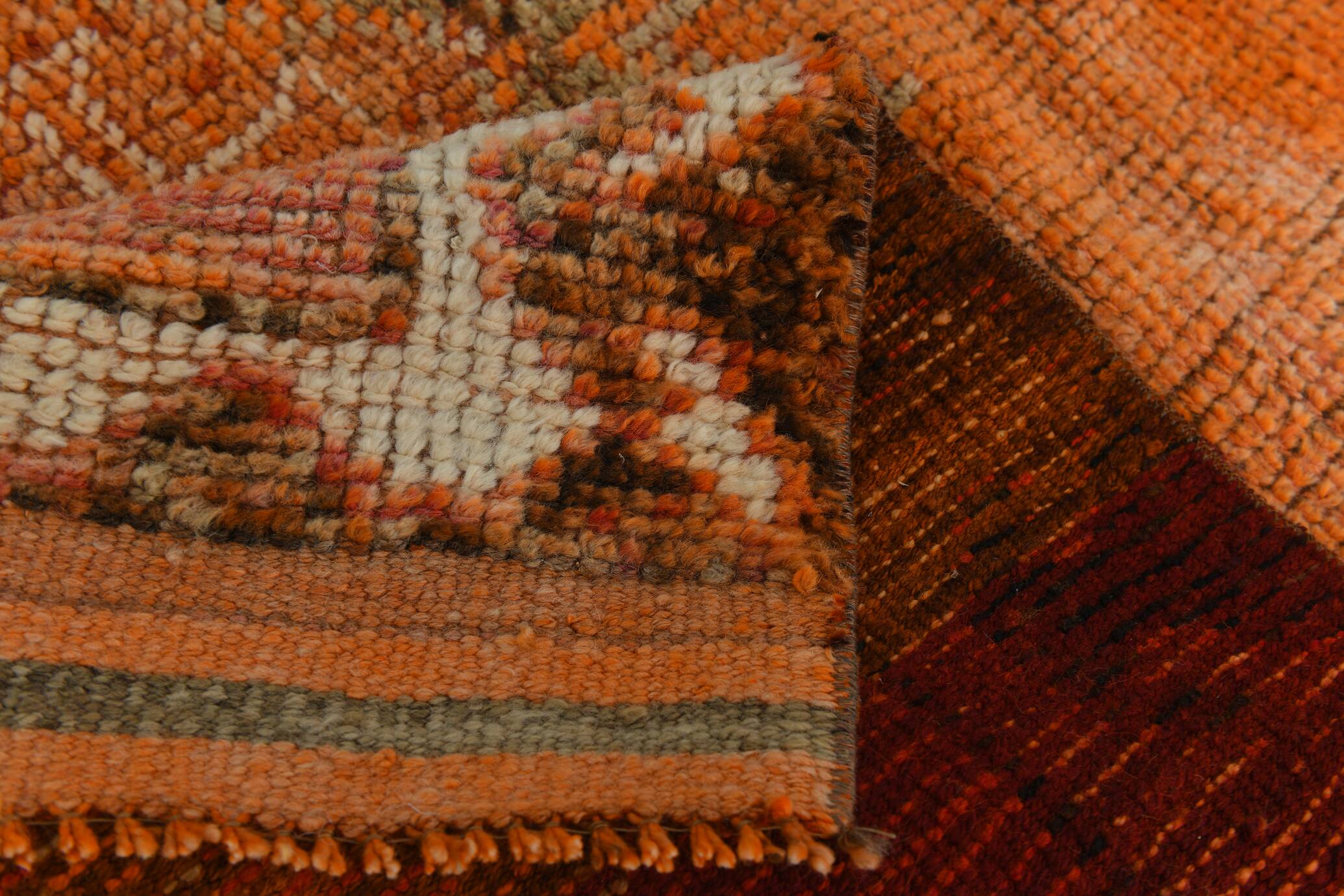 4x12 Sun Muted Vintage Runner, Long Wide Runner Rug, 107x368Cm
