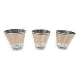 3 verres à digestif