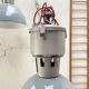 Pair of industrial lamps.