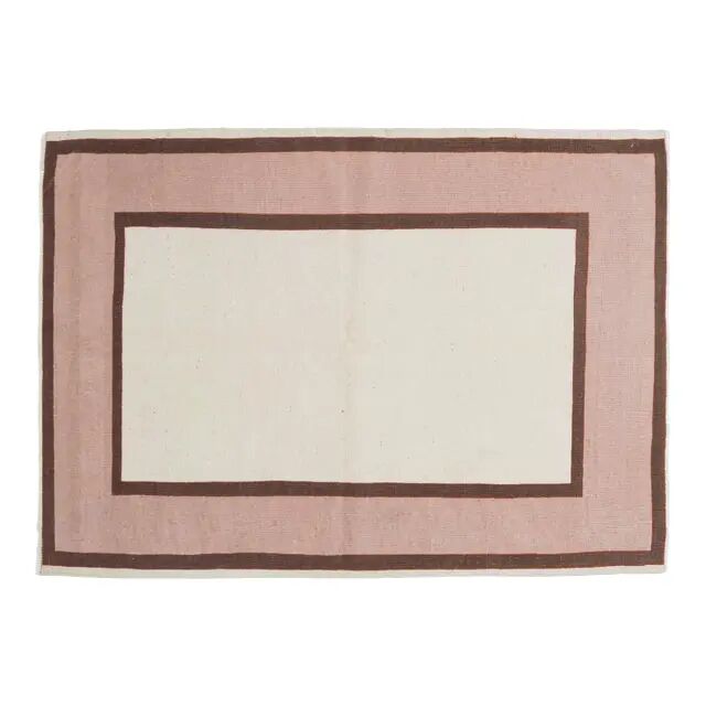 1970s vintage Turkish handmade wool & cotton beige area rug