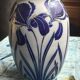 Iris vase, glazed stoneware