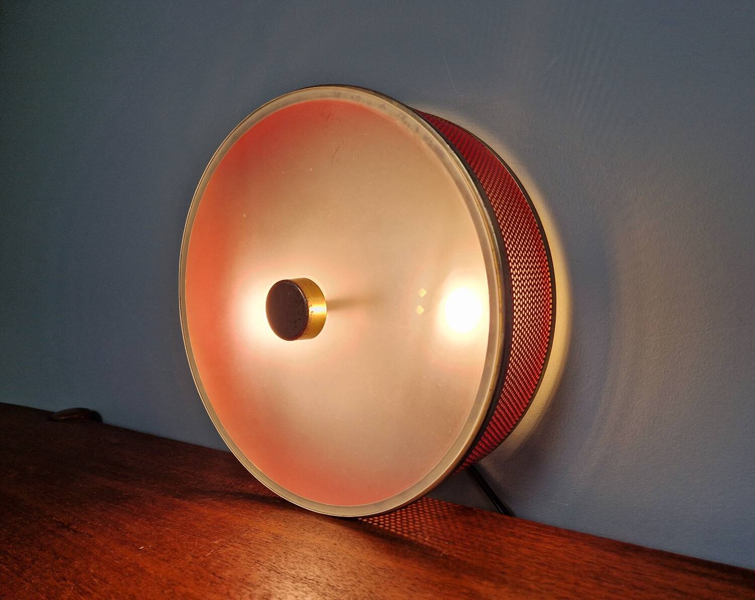 Porthole ceiling light by Lunel, 1950s