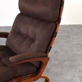 Mid-Century Lounge Chair by Elsa & Nordahl Solheim for Rybo Rykken, 1960s