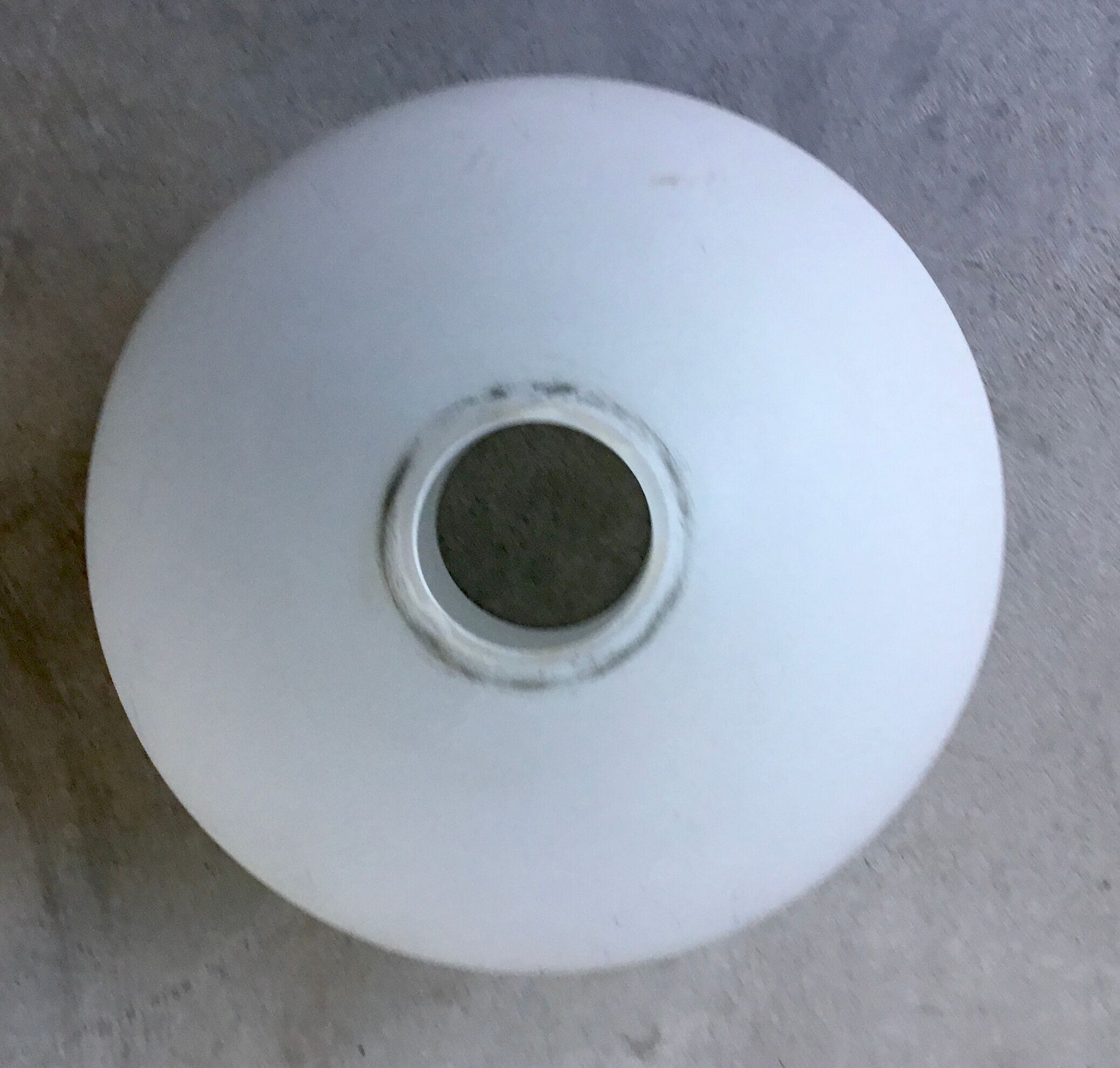 1950s opaline table lamp